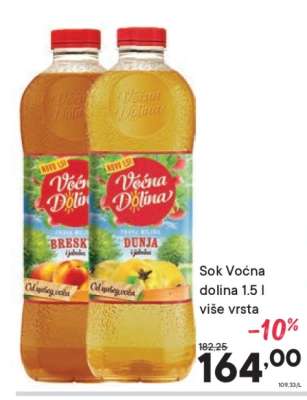 Sok Voćna dolina 1.5 l više vrsta