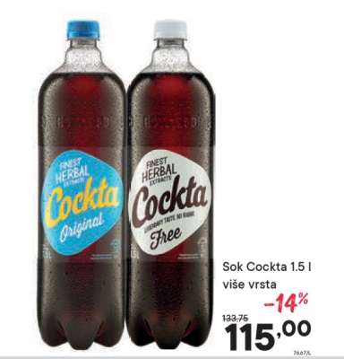 Sok Cockta 1.5 l