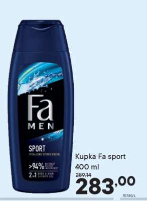 Kupka Fa sport 400 ml