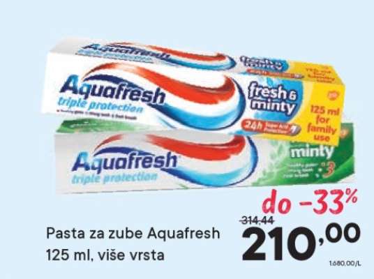 Pasta za zube Aquafresh