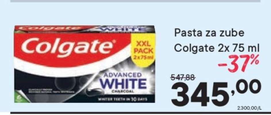 Pasta za zube Colgate 2x 75 ml