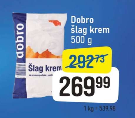Dobro šlag krem 500 g