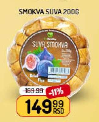 SMOKVA SUVA 200g