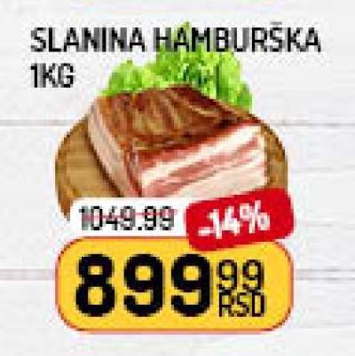 SLANINA HAMBURŠKA 1kg