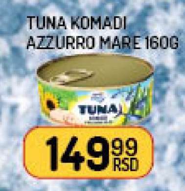 TUNA KOMADI AZZURRO MARE 160g