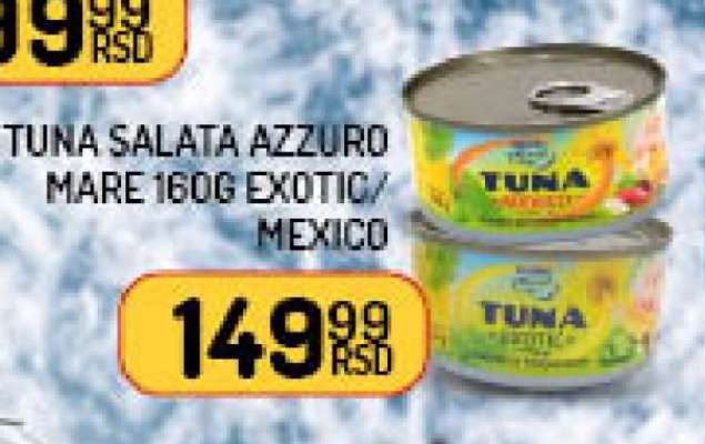 Tuna Salata Azzuro Mare 160g Exotic/Mexico
