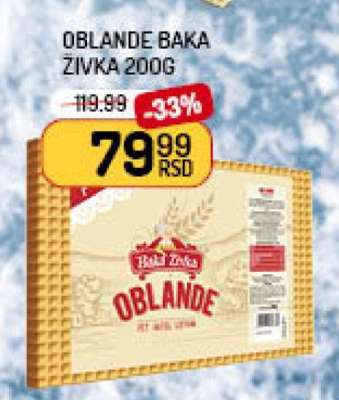 OBLANDE BAKA ŽIVKA 200g