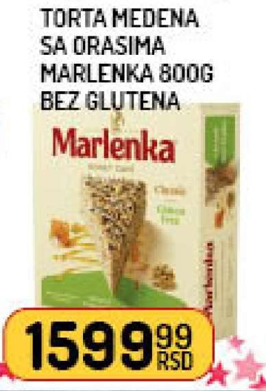 Torta Medena sa Orasima Marlenka 800g Bez Glutena