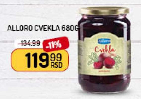 Alloro Cvekla 680g