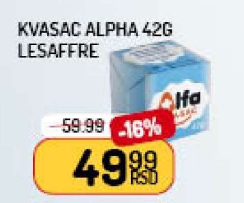KVASAC ALPHA 42G LESAFFRE