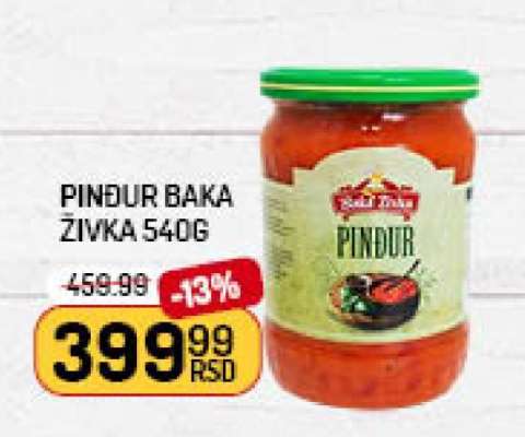 PINĐUR BAKA ŽIVKA 540g