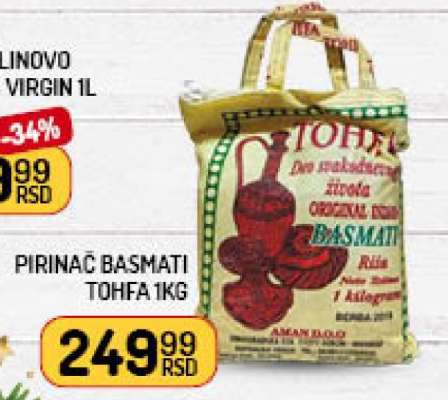 PIRINAČ BASMATI TOHFA 1kg