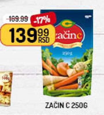 Začin C 250g