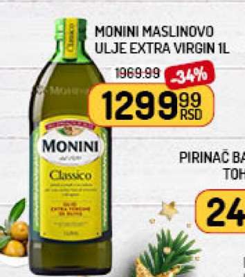 Monini Maslinovo Ulje Extra Virgin 1L