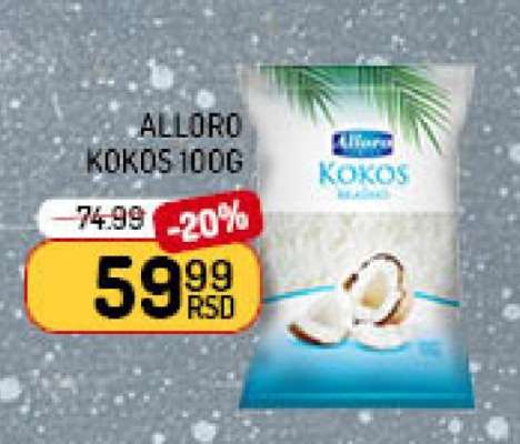 ALLORO KOKOS 100G