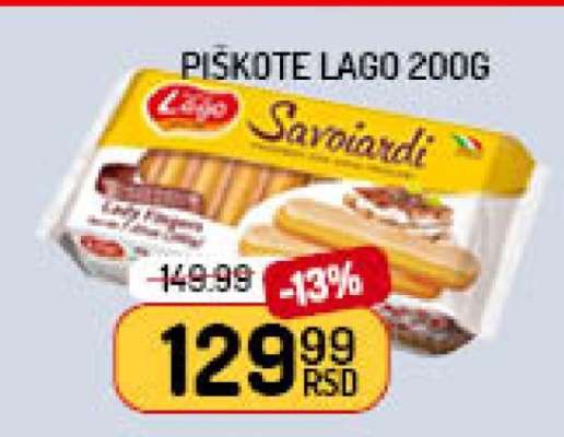 PIŠKOTE LAGO 200G