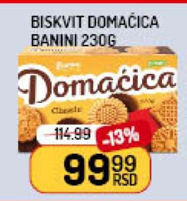 Biskvit Domaćica Banini 230g