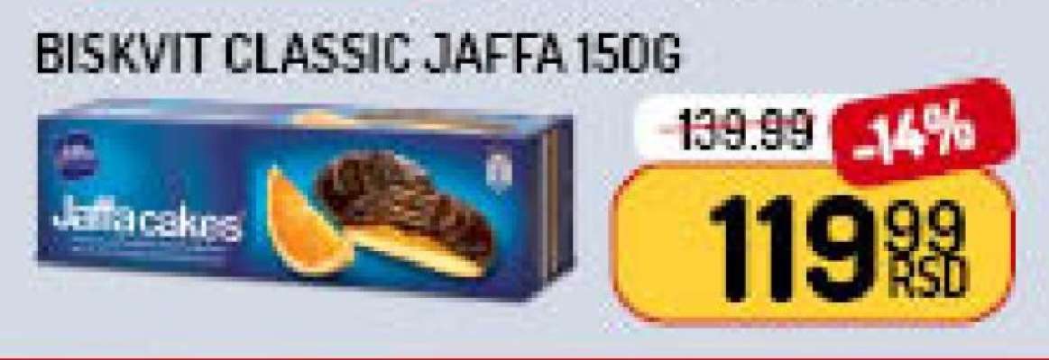 Biskvit classic Jaffa 150g