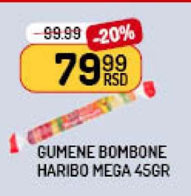 Gumene bombone Haribo Mega 45gr