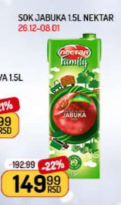 Sok Jabuka 1.5l Nektar