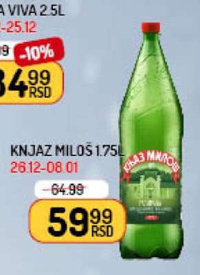 Knjaz Miloš 1.75l