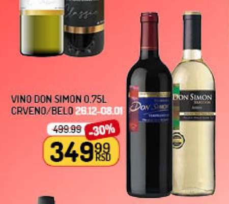 Vino Don Simon 0.75L Crveno/Belo