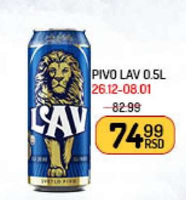 Pivo Lav 0,5l