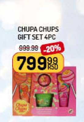 CHUPA CHUPS GIFT SET 4PC