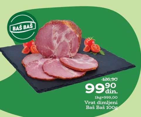 Vrat dimljeni Baš Baš 100g