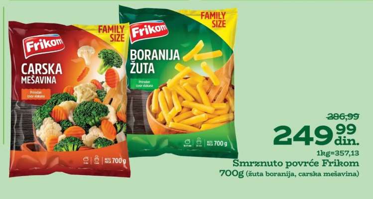 Smrznuto povrće frikom