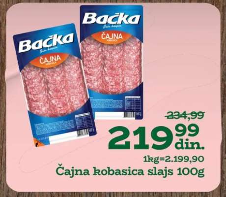 Bačka Čajna kobasica