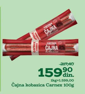 ČAJNA KOBASICA Carnex 100g