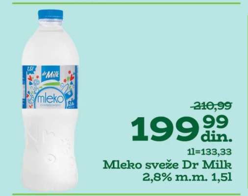 Mleko sveže Dr Milk