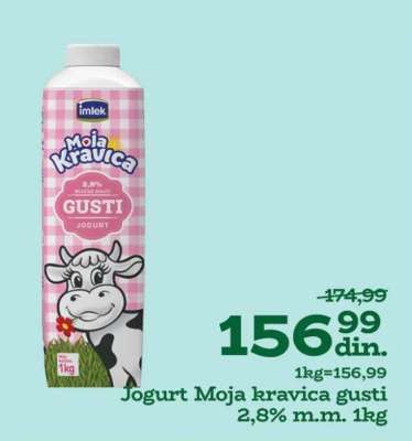 Jogurt Moja Kravica gusti