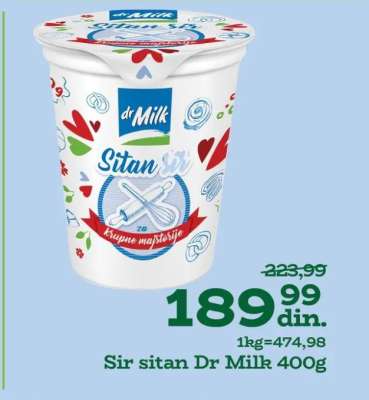 Sir sitan Dr Milk 400g