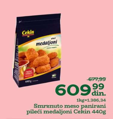 Cekin pileći medaljoni