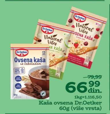 Kaša ovsena Dr. Oetker