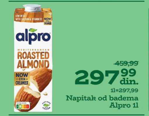 Napitek od badema Alpro 1l