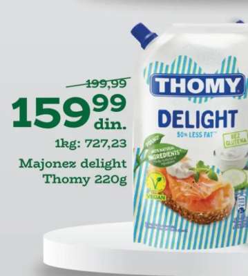 Majonez delight Thomy 220g