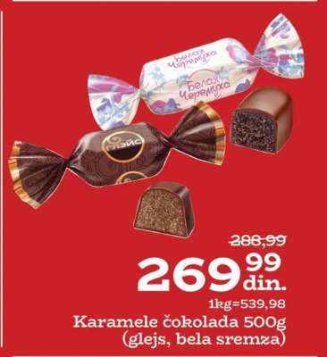 Karamela čokolada 500g