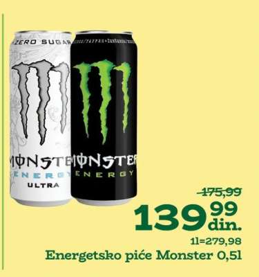 Energetsko piće Monster 0.5l