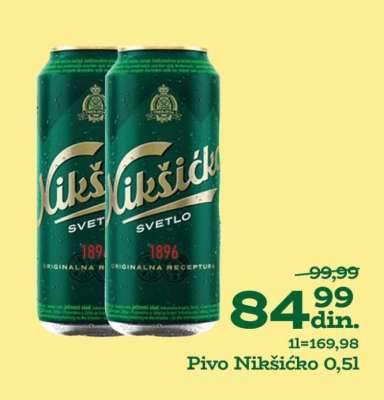 Pivo Nikšićko 0.5l