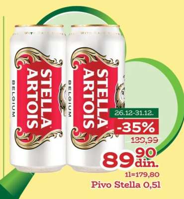 Pivo Stella 0,5l