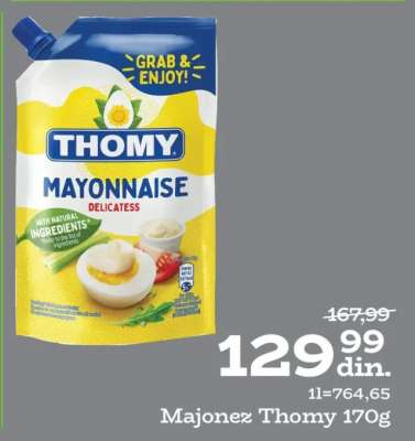 Majonez Thomy, 170g