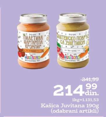 Kašica Juvitana 190g