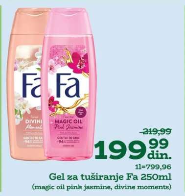 Gel za tuširanje Fa 250ml