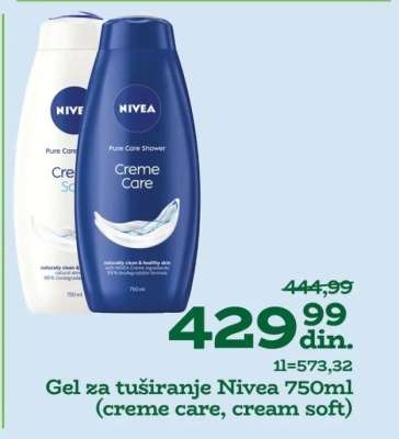 Gel za tuširanje Nivea 750ml