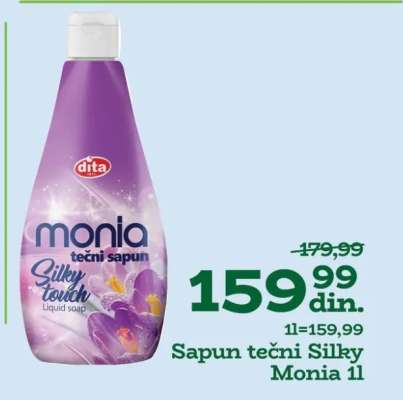 Sapun tečni Silky Monia 1l