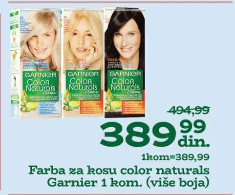 Farba za kosu color naturals Garnier 1 kom. (više boja)