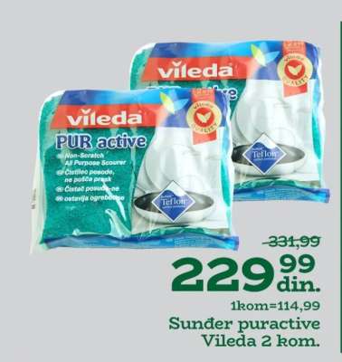 Sunder puractive Vileda 2 kom.